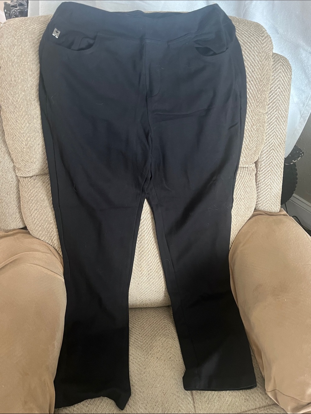 Belle by Kim Gravel Black Women’s Dress Pants - Stretch Straight Leg